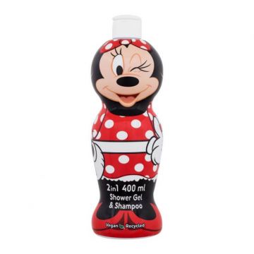 Gel de dus si sampon 2 in 1 Minnie, + 3 ani, 400 ml, Air Val