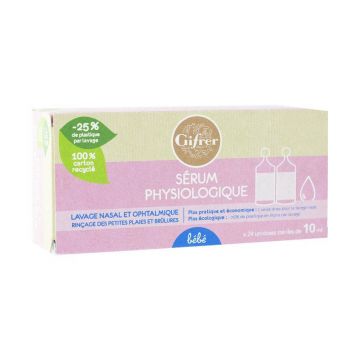 Gifrer Physiologica ser fiziologic pentru copii 24x10ml