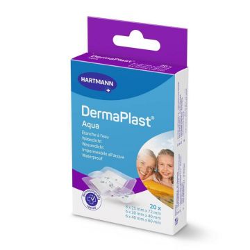 Hartmann Dermaplast Pansamente impermeabile Aqua 3 dimensiuni X20
