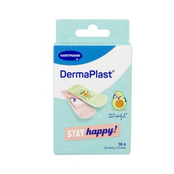 Hartmann Dermaplast Pansements Classiques Stay Happy 25mmx72mm x16