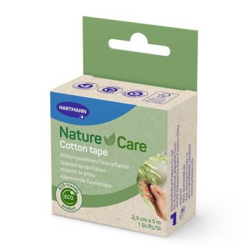 Hartmann Nature care Band-Aids 100% bumbac 2.5cm x 5cm