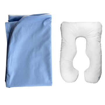 Husa Perna pentru gravide 3in1 Maxim, Albastru deschis, Twindeco