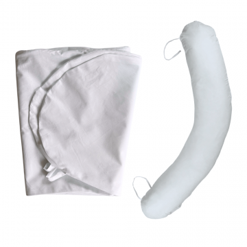 Husa Perna pentru gravide Grande, Alb, Twindeco