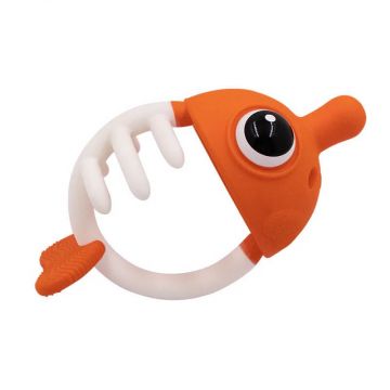 Inel Gingival din silicon Clownfish, Orange, Mombella