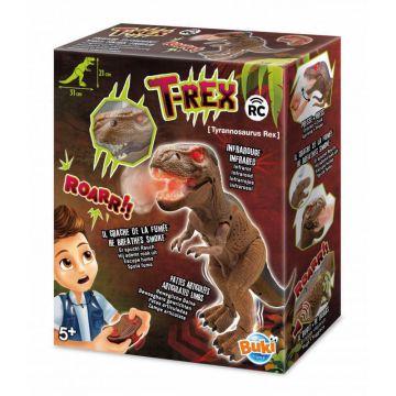 Jucarie interactiva Dinozaur T-Rex, +5 ani, Buki