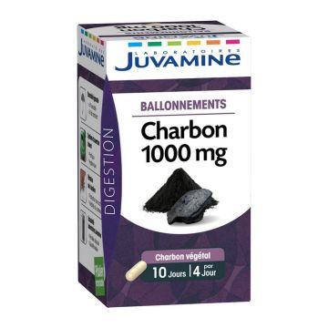 Juvamine Charcoal 40 Gelule 1000 mg