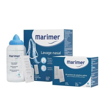 Kit de curățare nazală Marimer 30 de pliculețe de soluție salină
