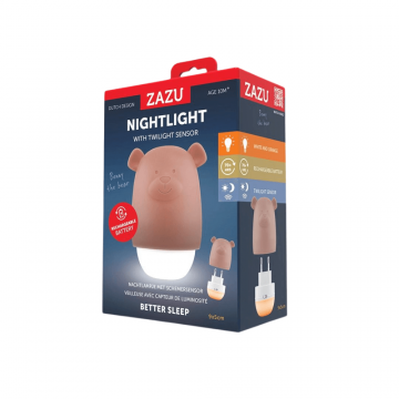 Lampa de veghe cu senzor de lumina, 10 luni+, Maro, Benny the Bear, Zazu Kids