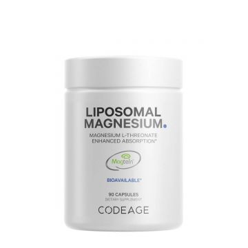 Magneziu L-Treonat liposomal CodeAge, 90 capsule, GNC