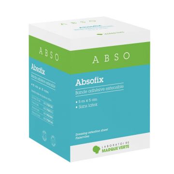 Marque Verte Abso Bandaje adezive 5mx5cm Fix 1 UNIT