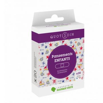 Marque Verte Quotisoin Pansamente pentru copii x20