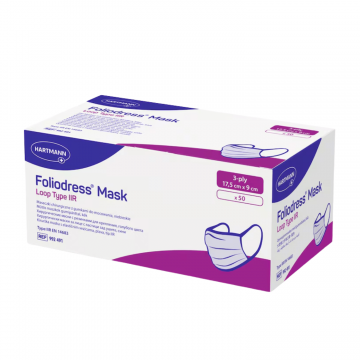 Masti chirurgicale tip IIR Foliodress, 50 bucati, Hartmann