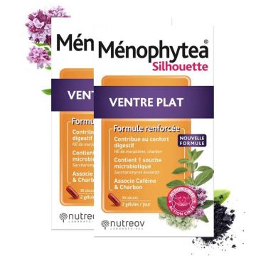 Ménophytea Menophytea siluetă Burtă plată 2x30 comprimate