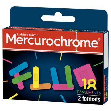 Mercurochrome Pansamente fluorescente 2 formate x18