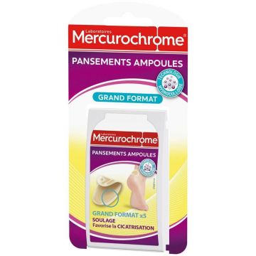 Mercurochrome Pansamente mari pentru bășici 5 pansamente