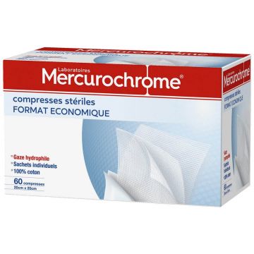 Mercurochrome Tablete sterile 20cmx20 Economie X60