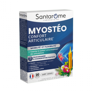 Myosteo Confort articular, 20 fiole, Santarome