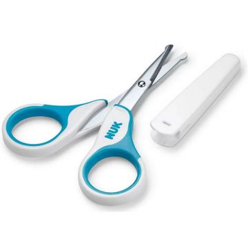 Nuk Foarfece cu vârf rotund și Etui