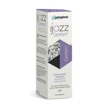 Ophtalmic Comfort Jazz Soluție multifuncțională de îngrijire pentru lentile de contact moi Ochi sensibili 360 ml