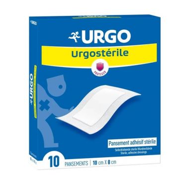 Pansamente adezive sterile Urgo 10 cm x 8 cm x10