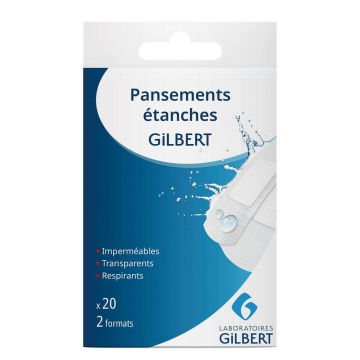 Pansamente impermeabile Gilbert 2 formate x20