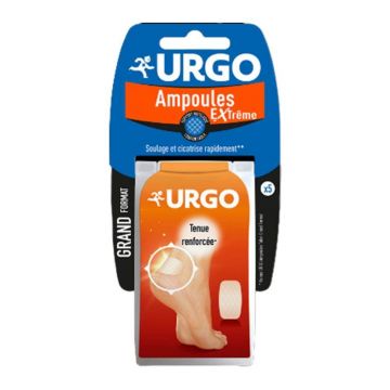 Pansamente Urgo Extreme pentru bășici de călcâi 6.8x4.2cm x5