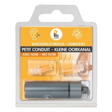 Plic Audio Cu filtru Dopuri de urechi pentru conducte mici Pereche reutilizabilă