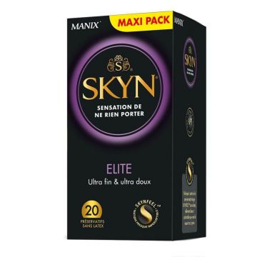 Prezervative fără latex Skyn Elite Ultra Fine și Ultra Delicate x20