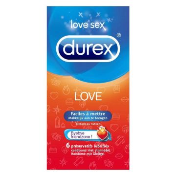 Prezervative lubrifiate Durex Love x6