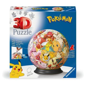 Puzzle 3D - Bila personaje Pokemon, 72 piese, Ravensburger