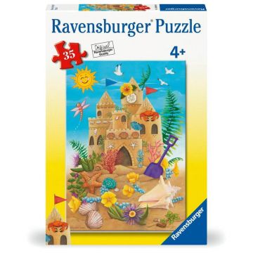 Puzzle Castel de nisip, 4 ani+, 35 piese, Ravensburger