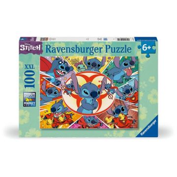 Puzzle Disney Stitch, 6 ani+, 100 piese, Ravensburger