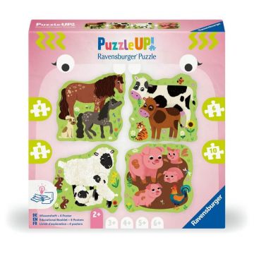 Puzzle Up Animale de la ferma, 2 ani+, Ravensburger
