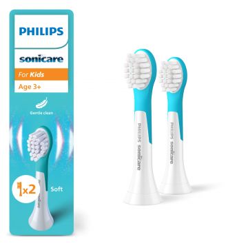 Rezerve pentru periuta de dinti Sonicare Kids, +3 ani, HX6032/90, 2 buc, Philips