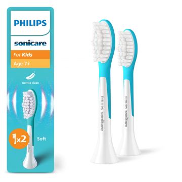 Rezerve pentru periuta de dinti Sonicare Kids, +7 ani, HX6042/90, 2 buc, Philips