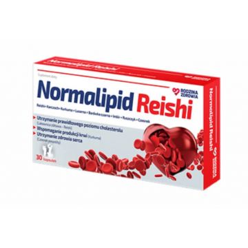 Sănătate de familie Normalipid Reishi, 30 capsule