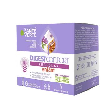 Sante Verte DIgestConfort Rectolax Bambino 6 x 5 g canule DIgestConfort Sante Verte Bambino 6 x 5 g canule