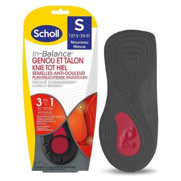 Scholl Expert Suport pentru genunchi și călcâi 1 pereche de tălpi pentru ameliorarea durerii