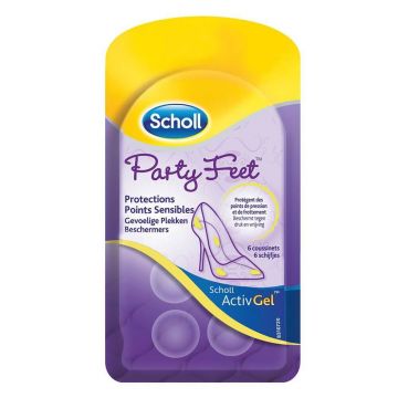 Scholl Party Feet Activgel Sensitive Stitches Protection 6 pastiluțe