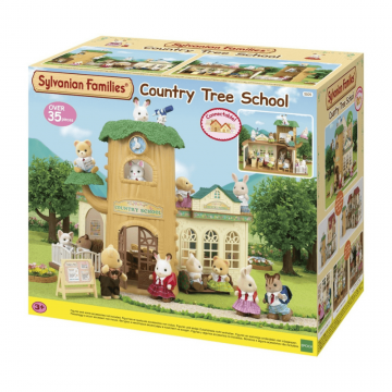 Scoala de la tara Sylvanian Families, 3 ani+, Epoch