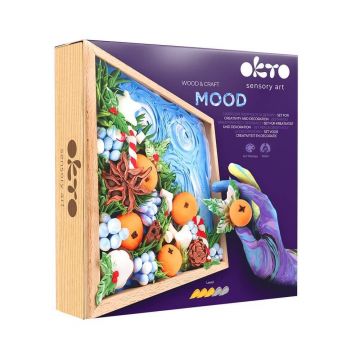 Set creatie Wood & Craft Succulents, 21 x 21 cm, 14 ani+, Joy, Okto