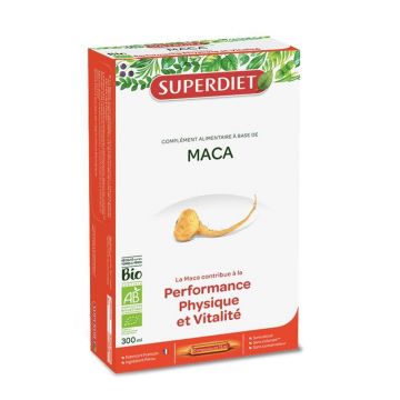 Superdiet Maca Vitalitate și performanță fizică 20 fiole 15 ml