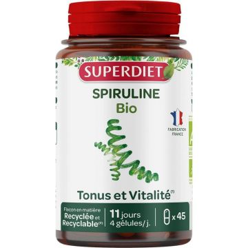 Superdiet Organic Spirulina 45 capsule