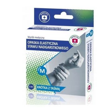 Trusă de prim ajutor ABC Brățară elastică scurtă cu bandă M, 1 buc