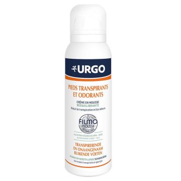 Urgo Balancing Foam Cream pentru picioare transpirate și cu miros neplăcut 125 ml