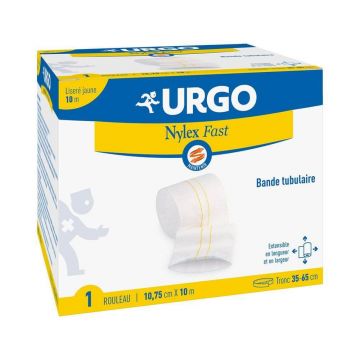 Urgo Nylex Fast Roll Bandaje tubulare galbene 10m x 10.75cm 1