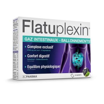 3C Pharma Flatuplexin x16 pliculețe cu pulbere