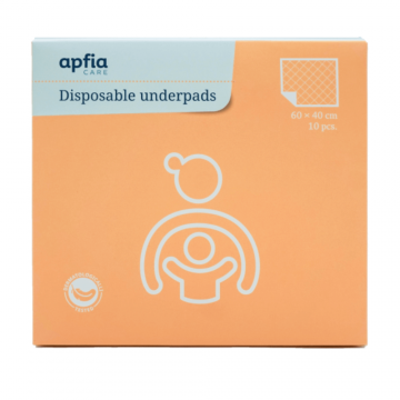 Aleze de unica folosinta, 60x40 cm, 10 bucati, Apfia Care