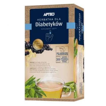 Apteo Natura Ceai pentru diabetici, 20 pliculețe