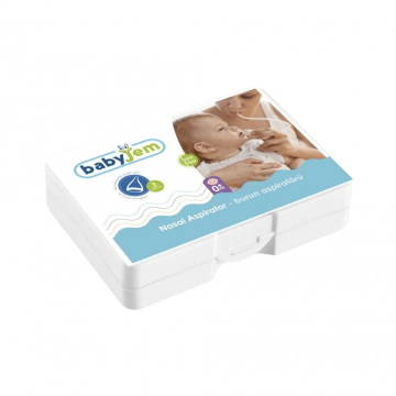 Aspirator nazal manual cu filtru Baby Clean, 0 luni+, BabyJem